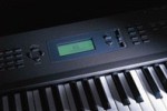 Korg N364 workstation synthesizer.