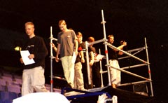 Wild Demo prize ceremony. I'm the second guy from the left.